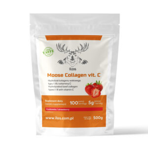 Moose Collagen vit. C truskawka 500g