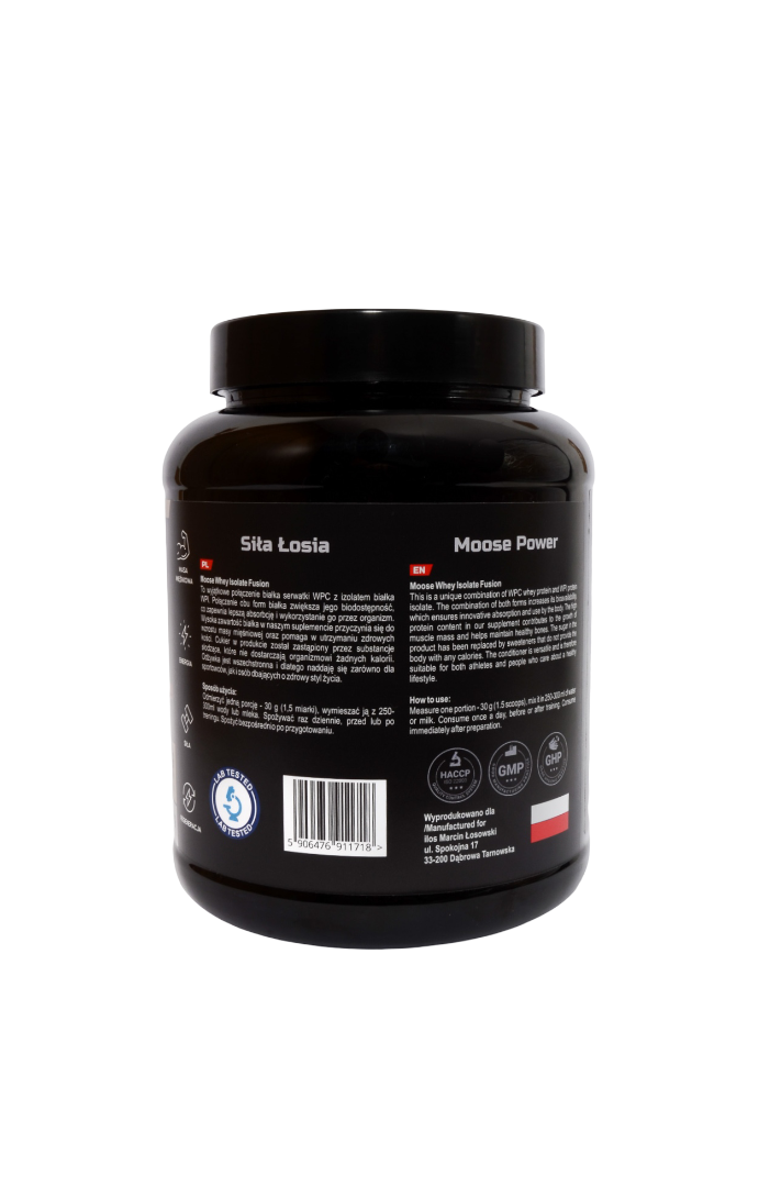 Moose Whey Protein Fusion 2000g smak wanilia - obrazek 2