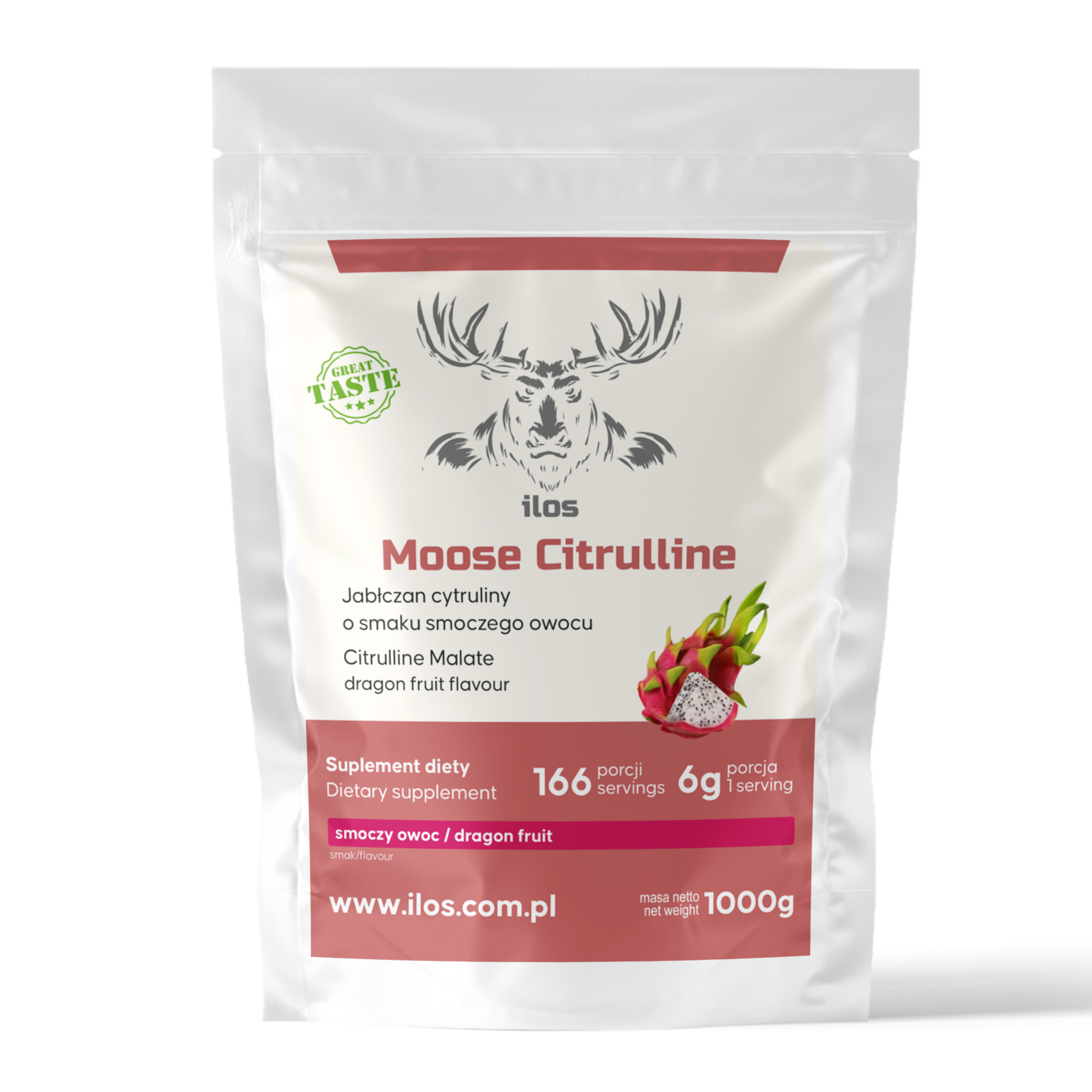 Moose Citrulline o smaku smoczego owocu 1kg