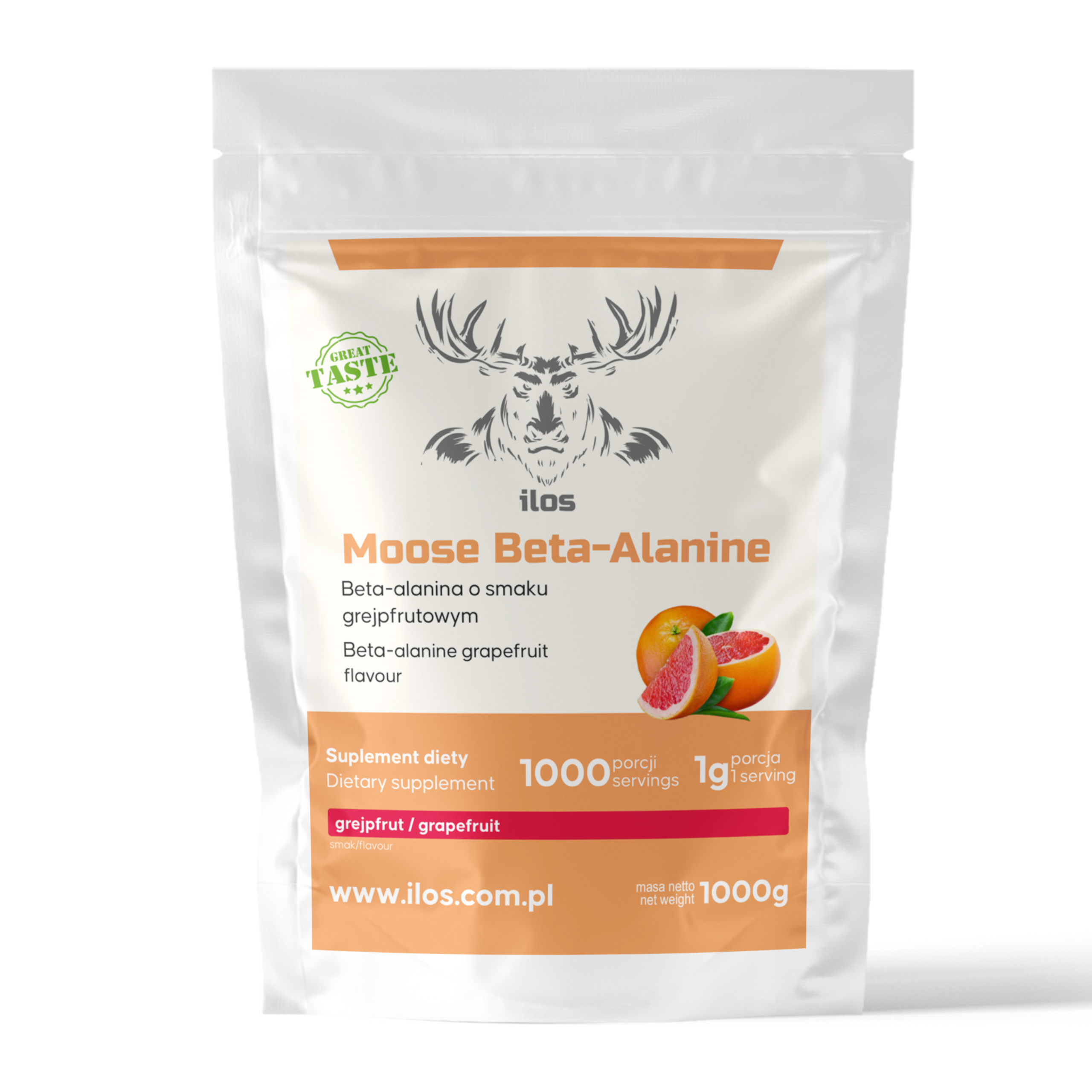 Beta-Alanina Łosia o smaku grejpfruta 1kg